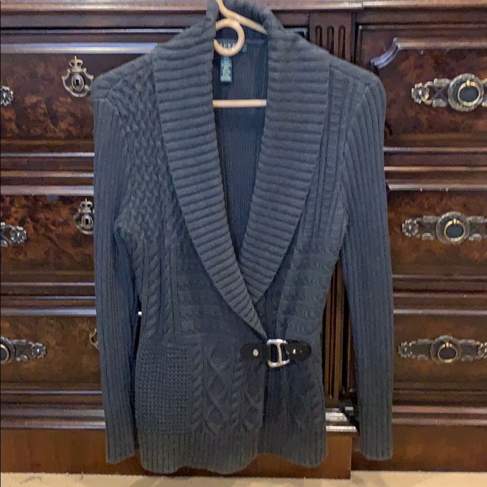 Ralph Lauren buckled sweater